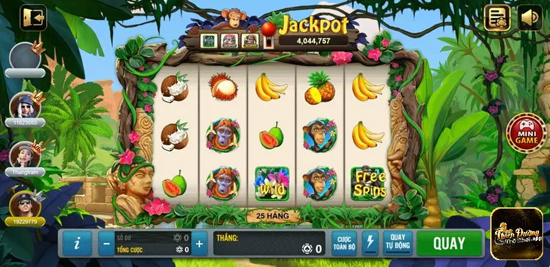 Apes Go Wild slot tại TDTC sở hữu lối chơi đặc sắc