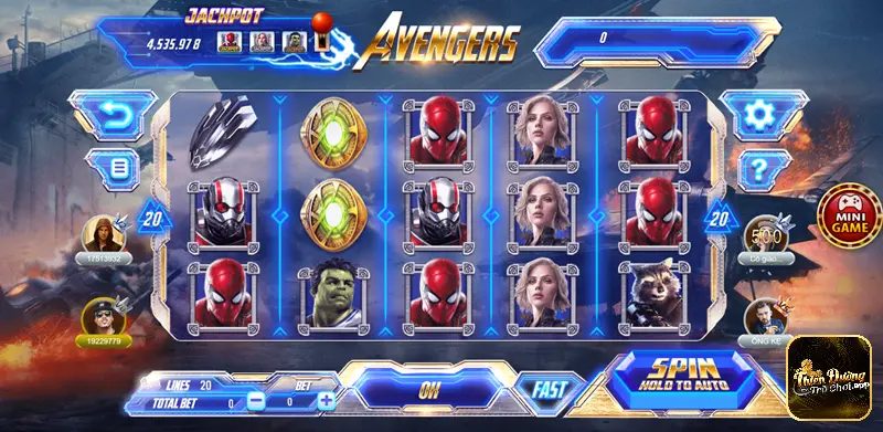 Avengers slot được cộng đồng quay hũ tại TDTC cực yêu thích