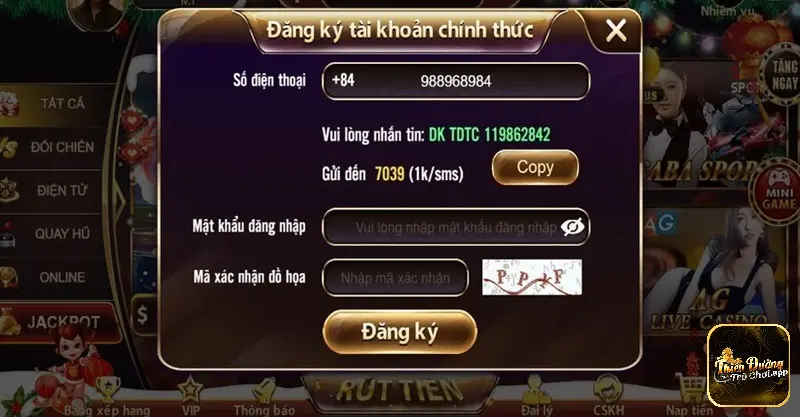 Đăng ký nhanh chóng để trở thành thành viên TDTC