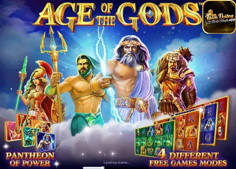 Chơi slot game Age Of The Gods nhận thưởng từ thần Hy Lạp