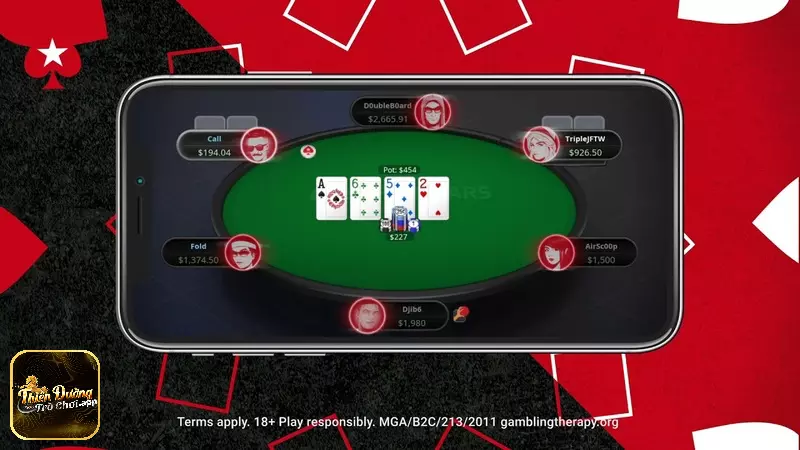 Một ván poker Omaha có thể chỉ có 2 người chơi